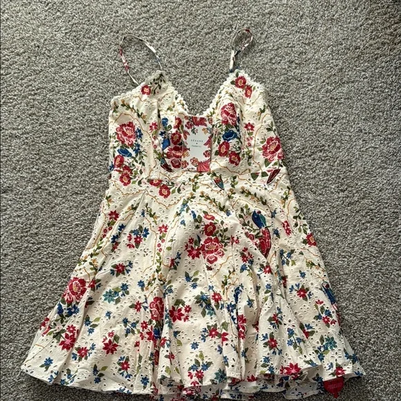 Sezane X Farm Rio Danila Dress Printed Eyelet - Picture 5 of 6